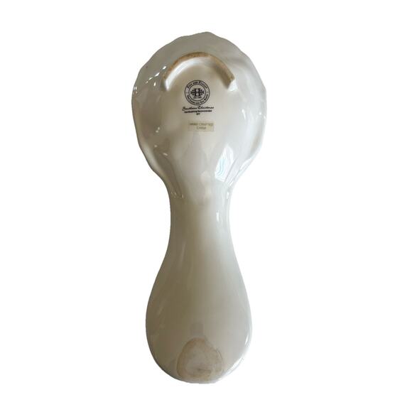 Fitz and Floyd Ceramic Spoon Rest Southern Santa X-Mas Kitchen Holiday Decor - Picture 5 of 7